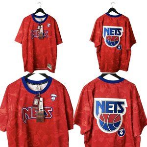 NETS AAPE MESH CAMO JERSEY TEE